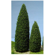 Dollhouse Miniature Trees, Blue Spruce, 1.5"", 10Pc